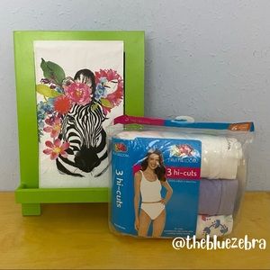 NEW! Fruit of The Loom Hi-Cut Cotton Underwear